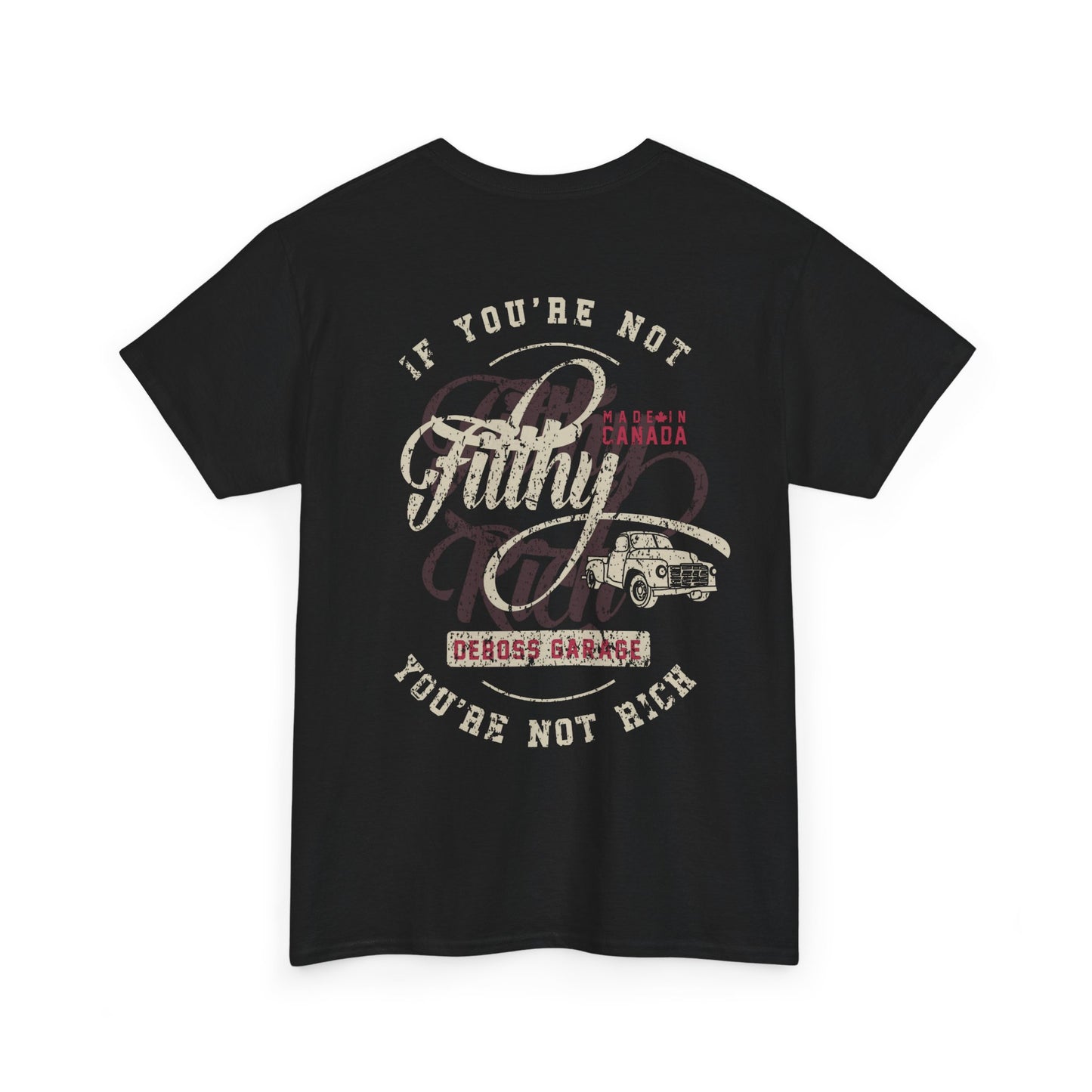 "Not Filthy Not Rich" T-Shirt (3XL+)