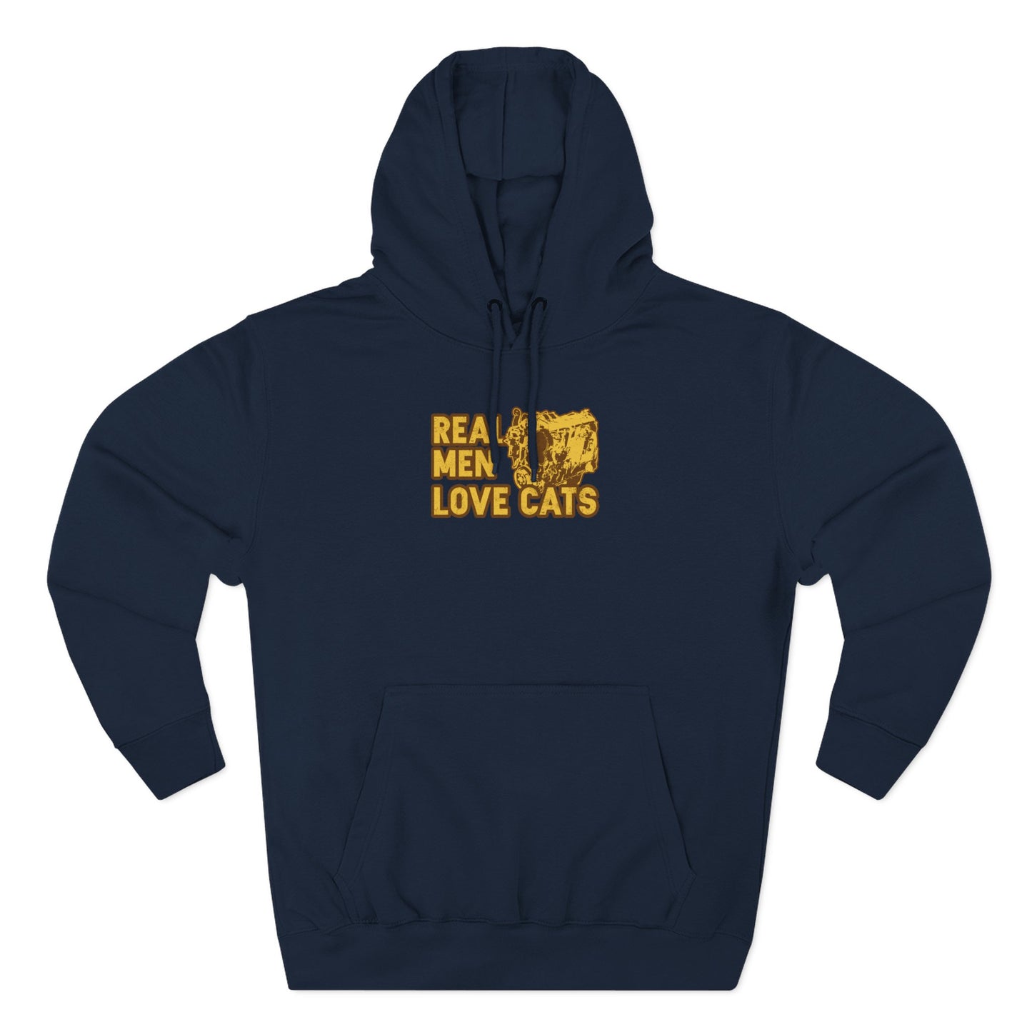 Real Men Love Cats Hoodie