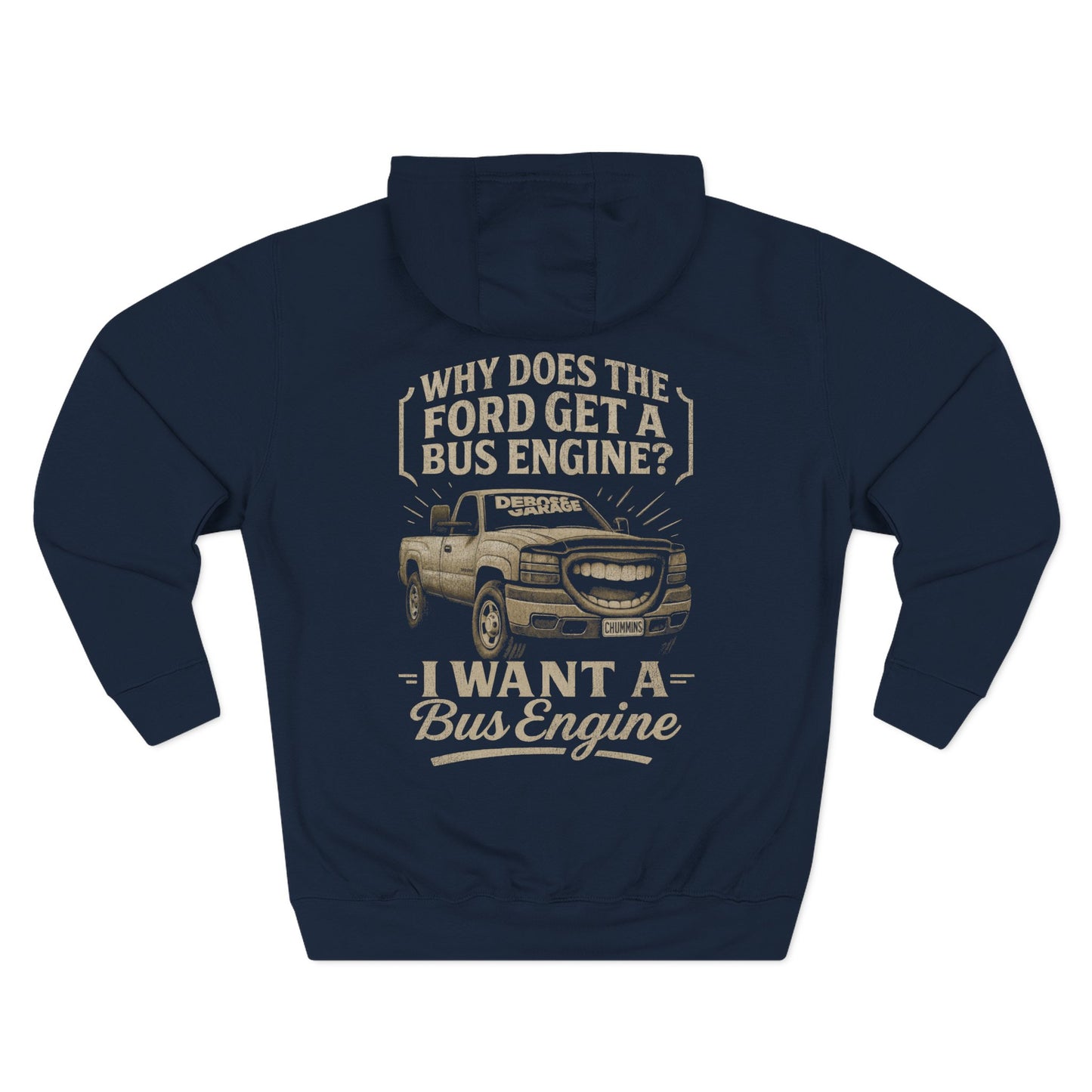 I Want a Bus Engine Hoodie