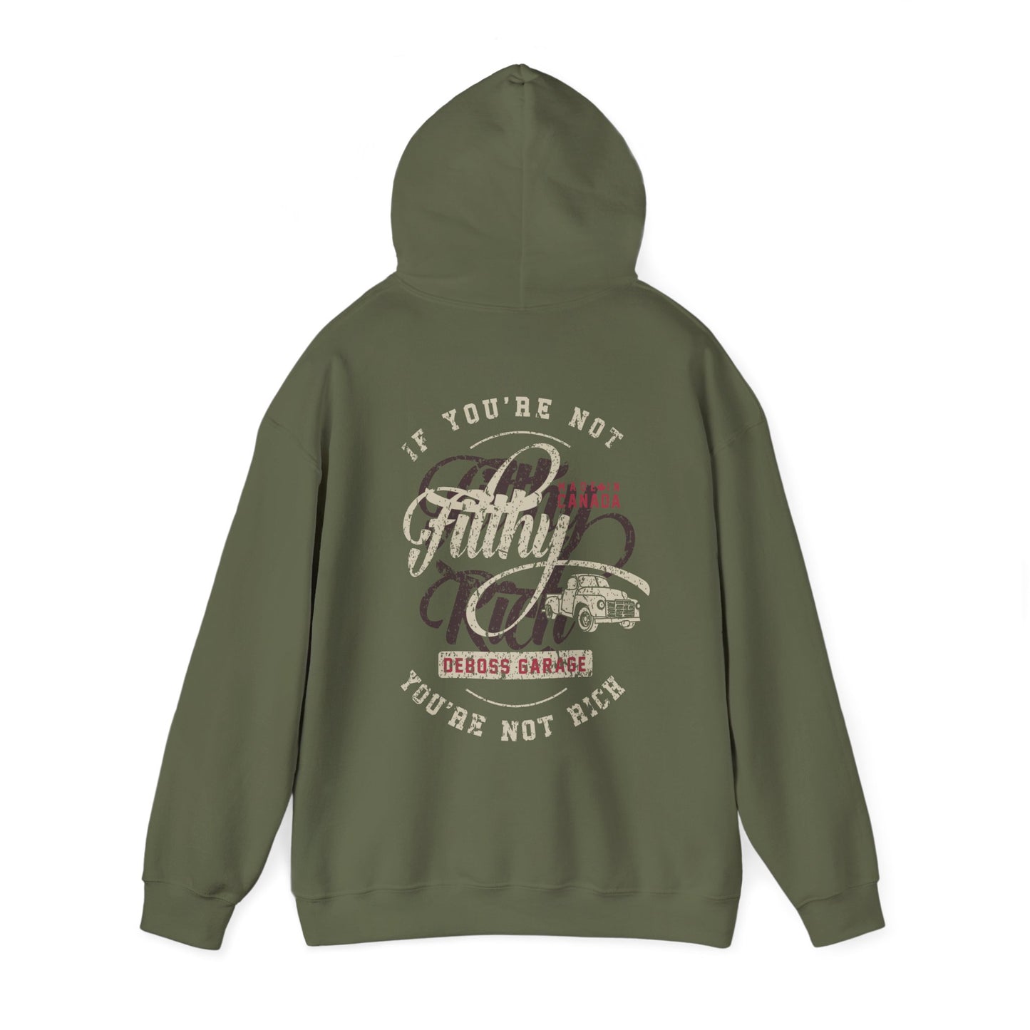 "Not Filthy Not Rich" Hoodie (3XL+)