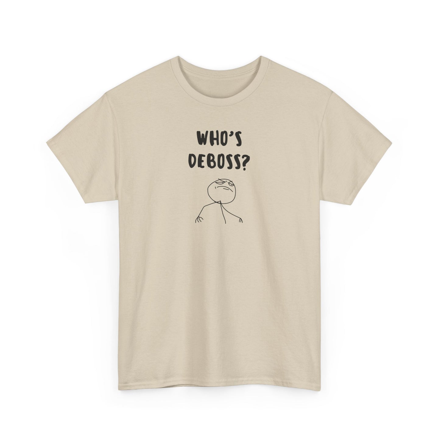 Who's Deboss? T-Shirt (3XL+)