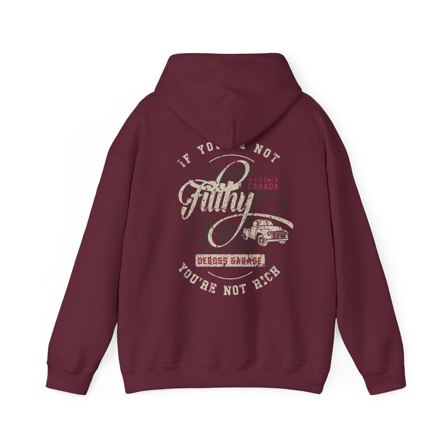 "Not Filthy Not Rich" Hoodie (3XL+)
