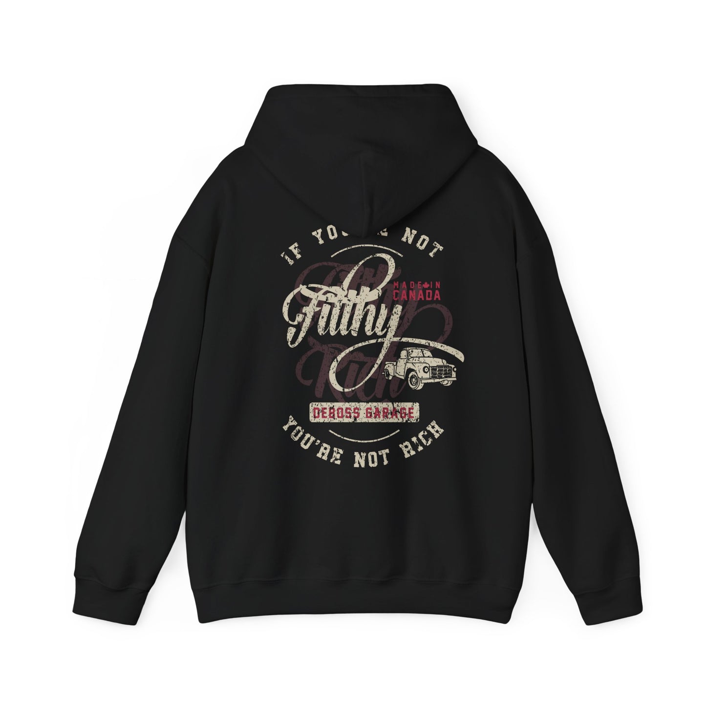 "Not Filthy Not Rich" Hoodie (3XL+)