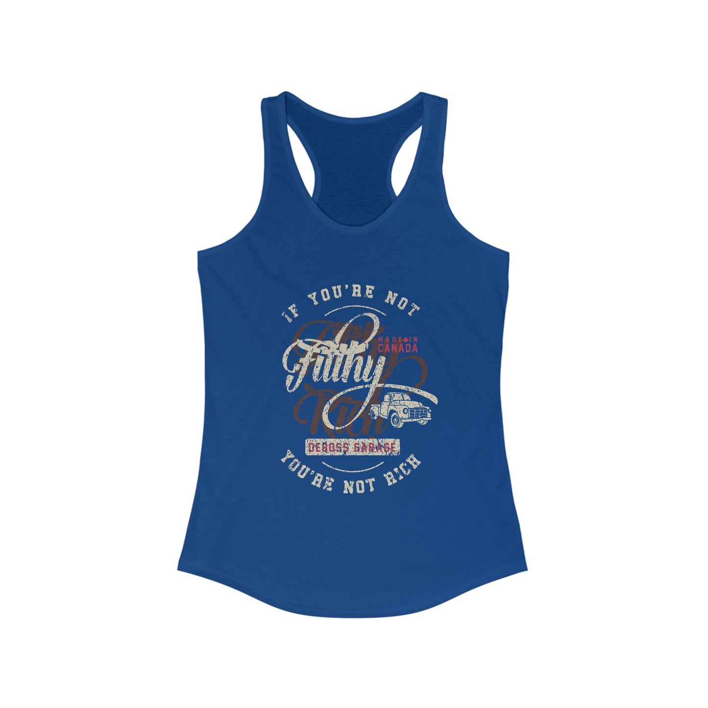 Not Filthy Not Rich Women's Racerback Tank