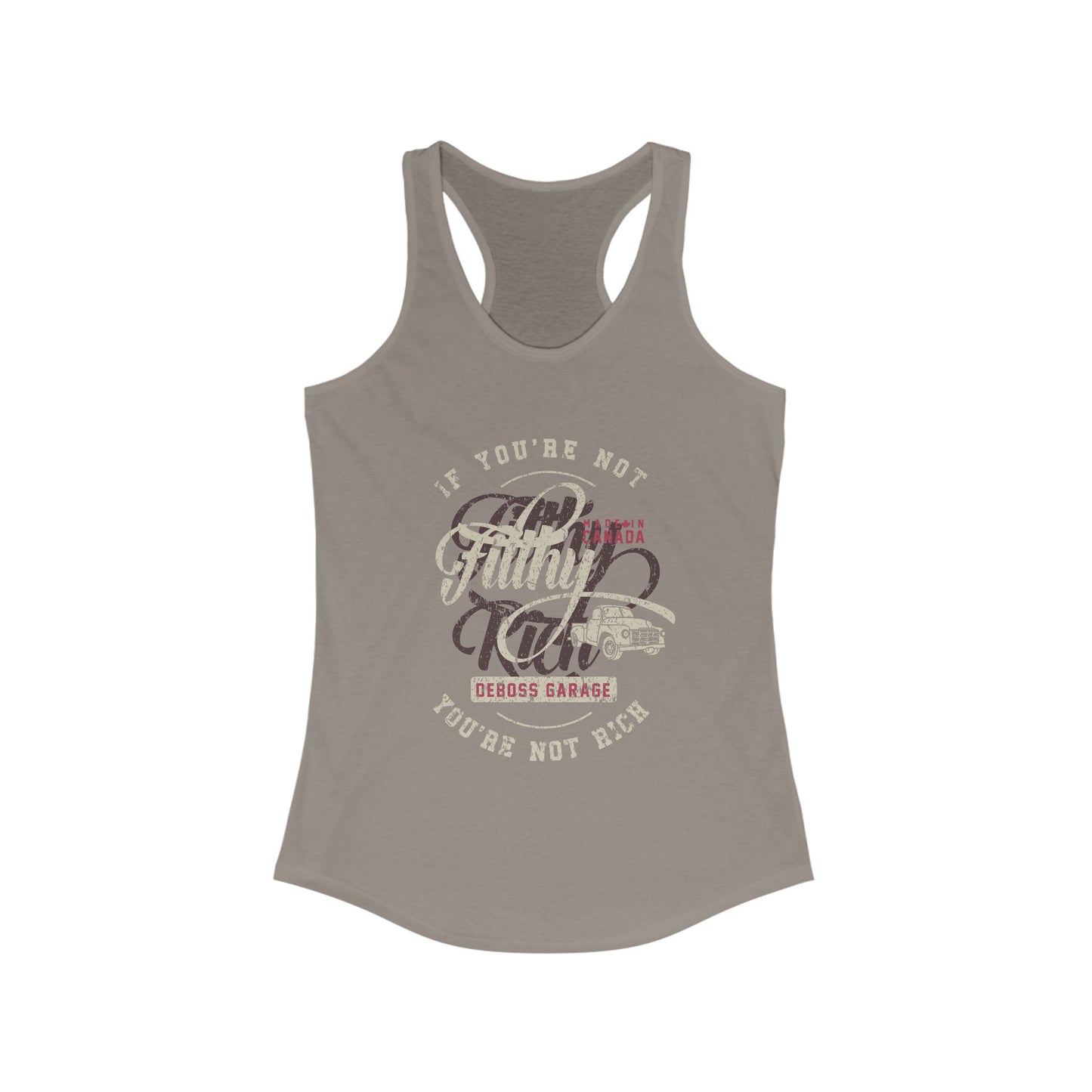 Not Filthy Not Rich Women's Racerback Tank