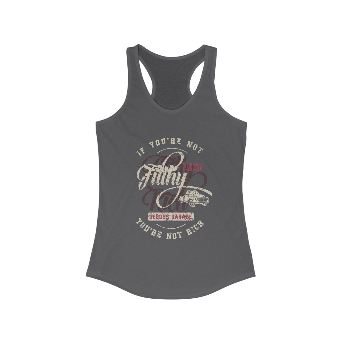Not Filthy Not Rich Women's Racerback Tank