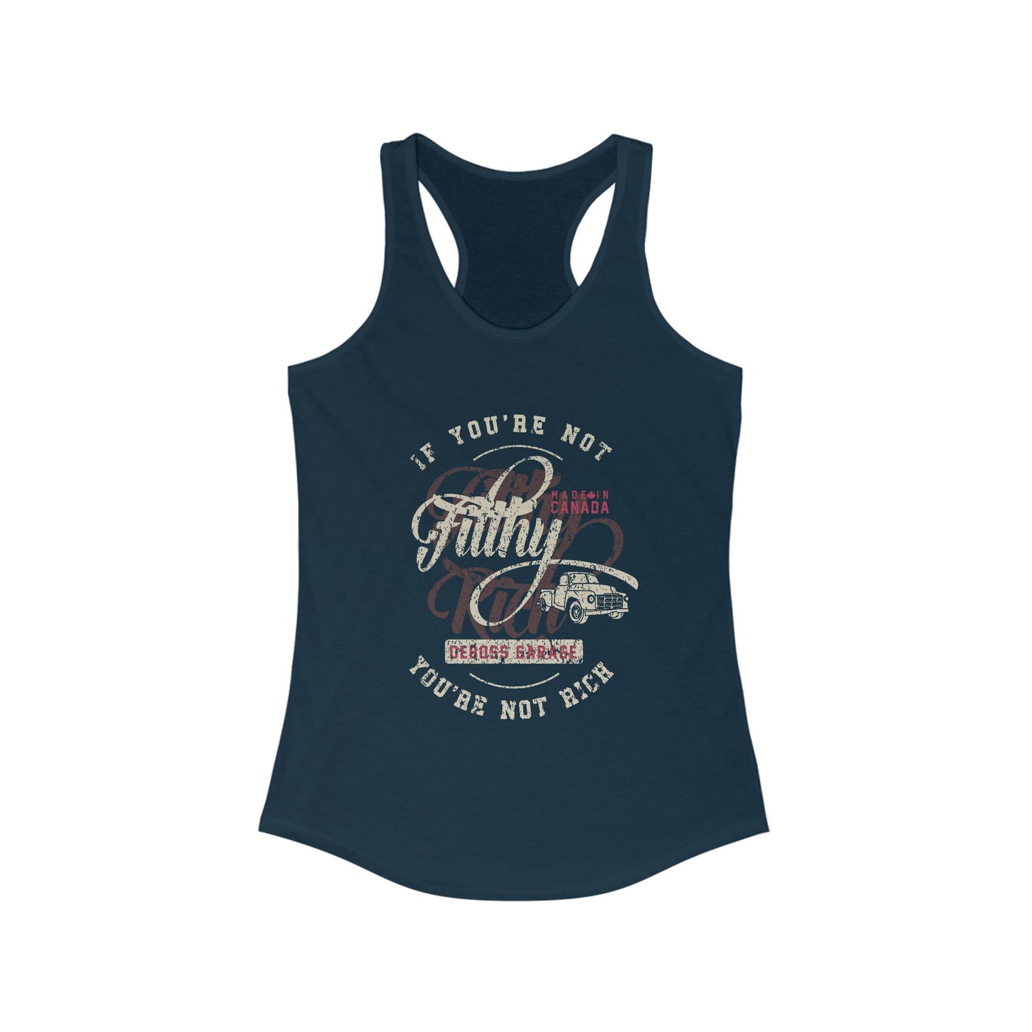 Not Filthy Not Rich Women's Racerback Tank