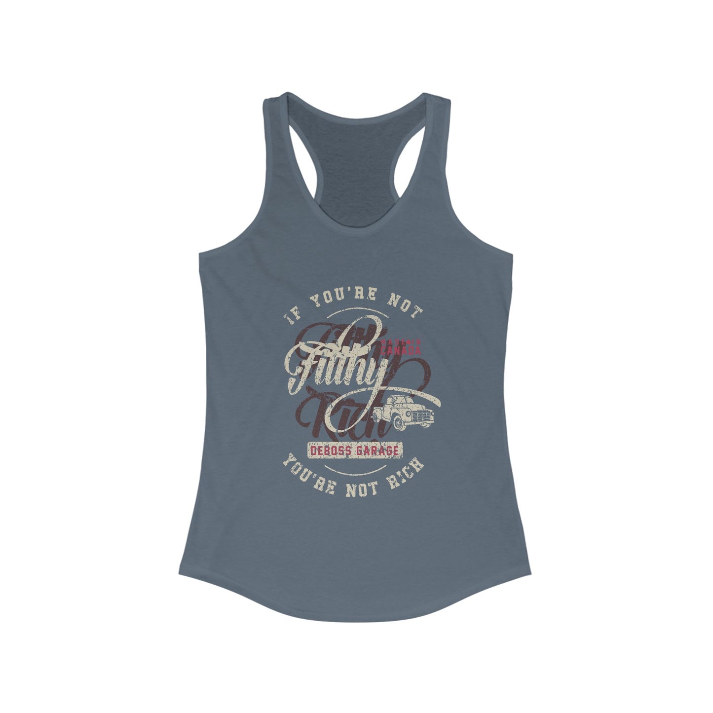 Not Filthy Not Rich Women's Racerback Tank