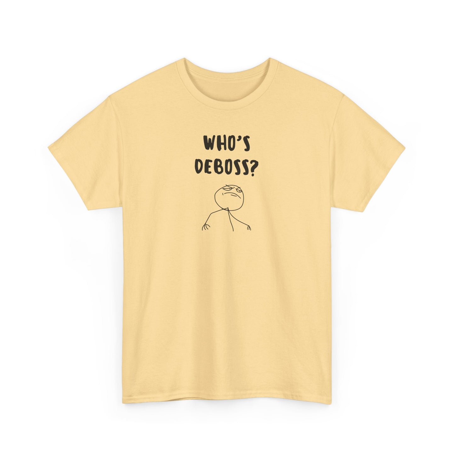 Who's Deboss? T-Shirt (3XL+)