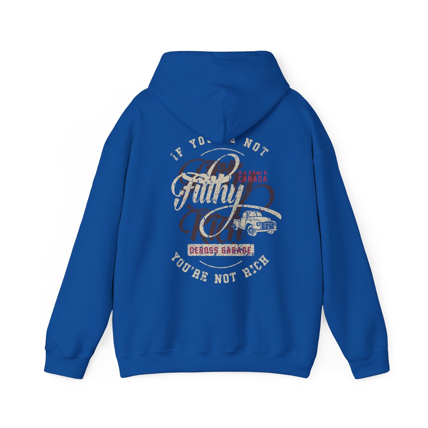 "Not Filthy Not Rich" Hoodie (3XL+)