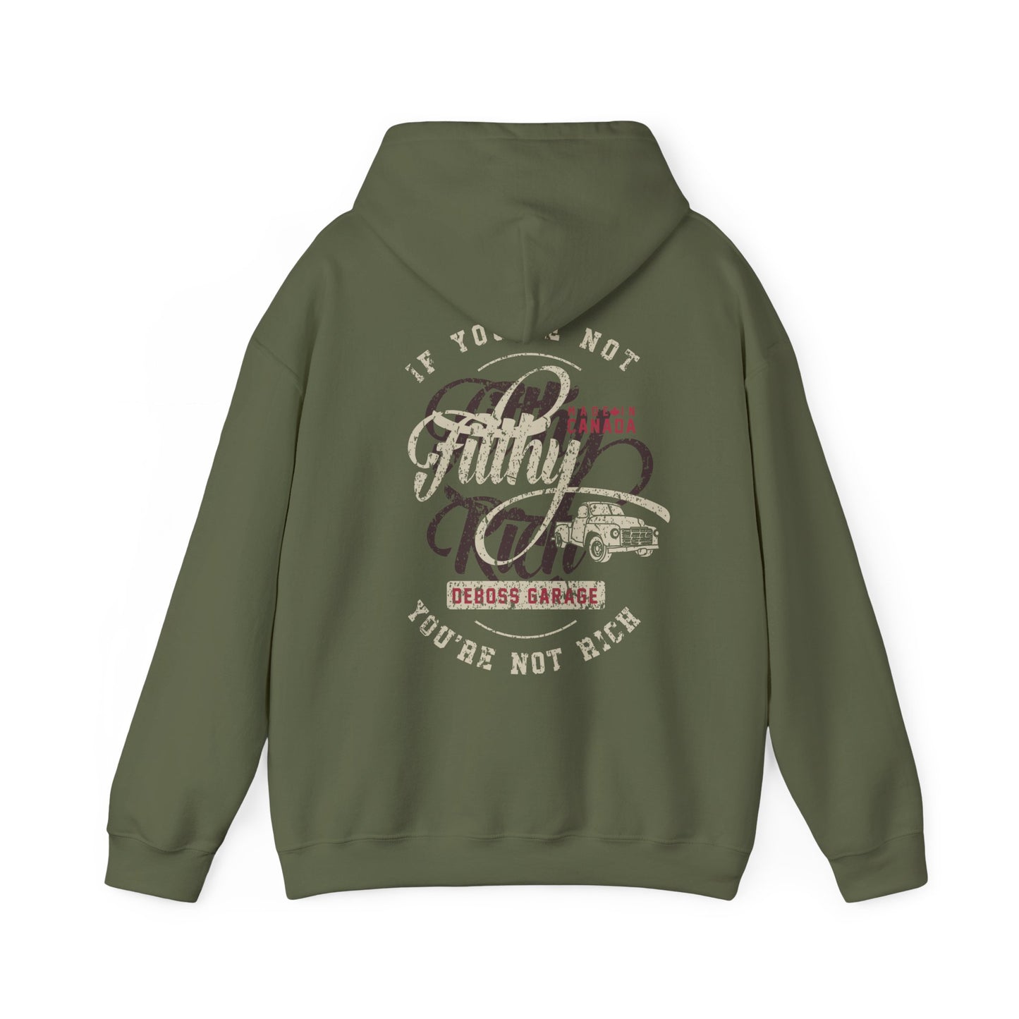 "Not Filthy Not Rich" Hoodie (3XL+)