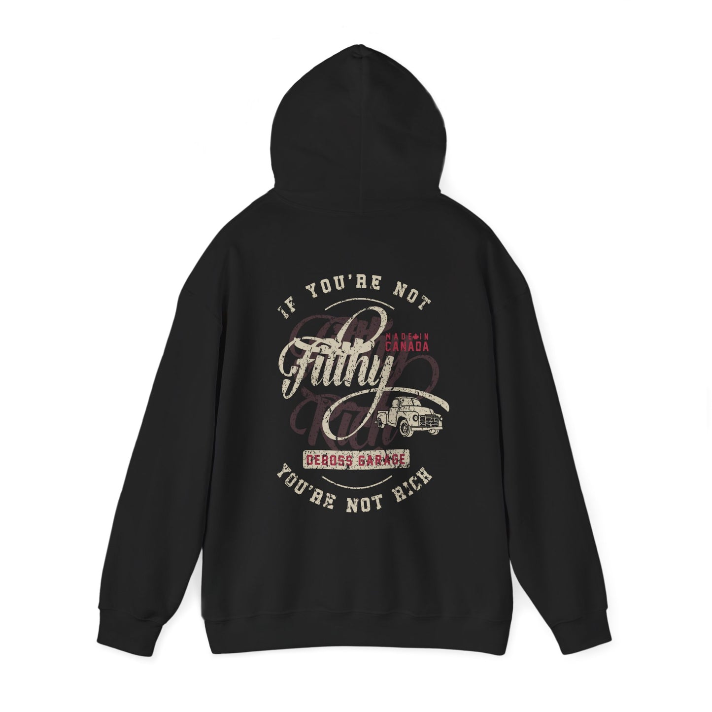 "Not Filthy Not Rich" Hoodie (3XL+)