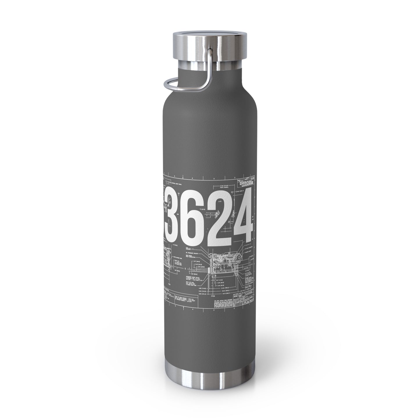 153624 Copper Vacuum Insulated Bottle, 22oz