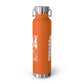 153624 Copper Vacuum Insulated Bottle, 22oz