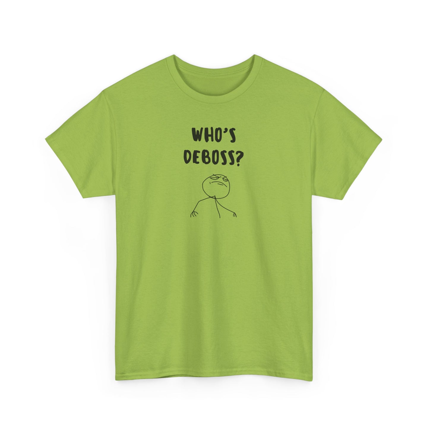 Who's Deboss? T-Shirt (3XL+)
