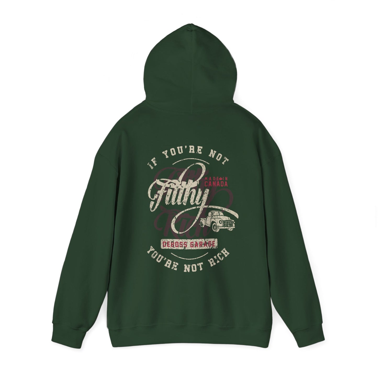 "Not Filthy Not Rich" Hoodie (3XL+)