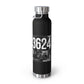 153624 Copper Vacuum Insulated Bottle, 22oz