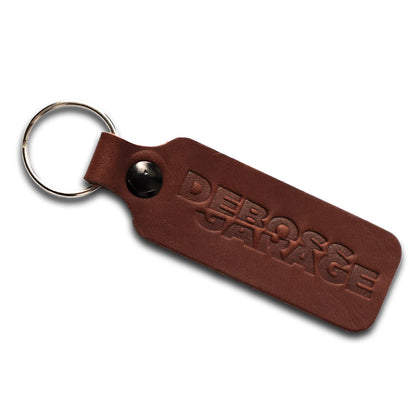 Debossed Leather Keytag