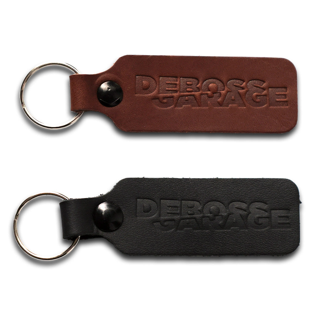 Debossed Leather Keytag