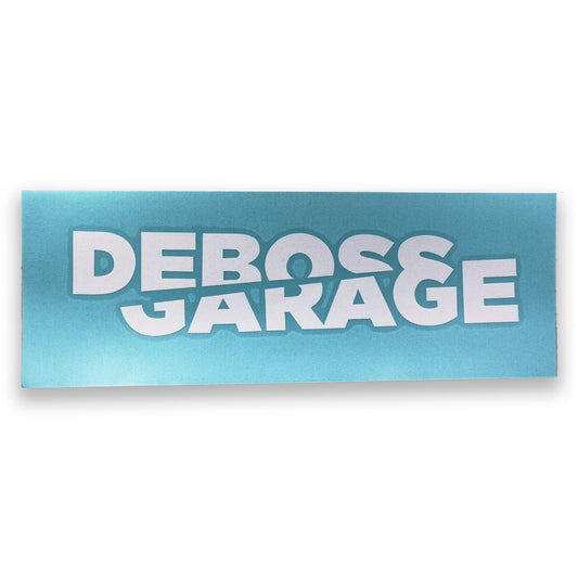 Deboss Transfer Sticker (White)