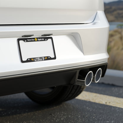 Save the Squirrels License Plate Frame