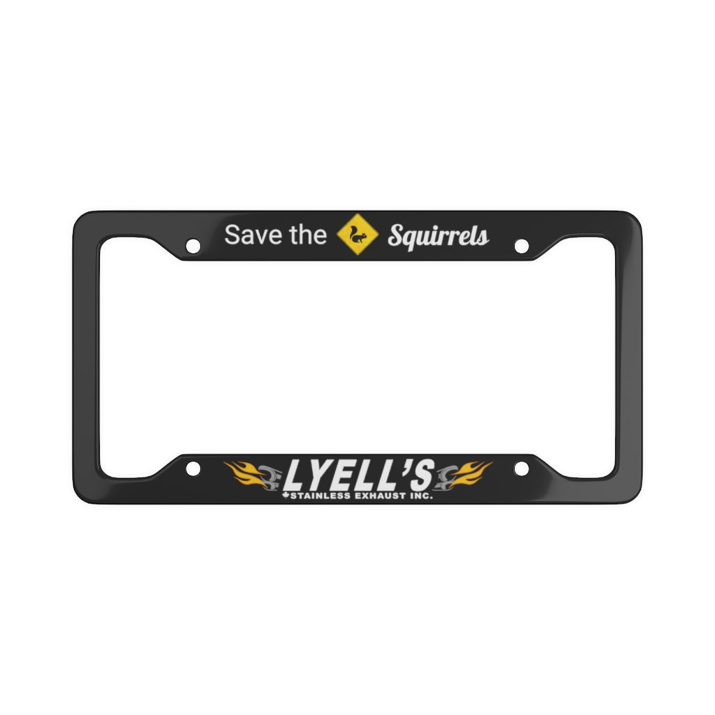 Save the Squirrels License Plate Frame